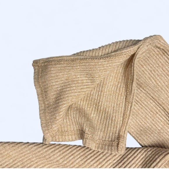 Fashion Nova Women’s Cream Ribbed Knit Pants Size XXL - Picture 2 of 9